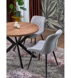 Stół rozkładany PERONI II 100 cm - 250 cm w optyce drewna orzech