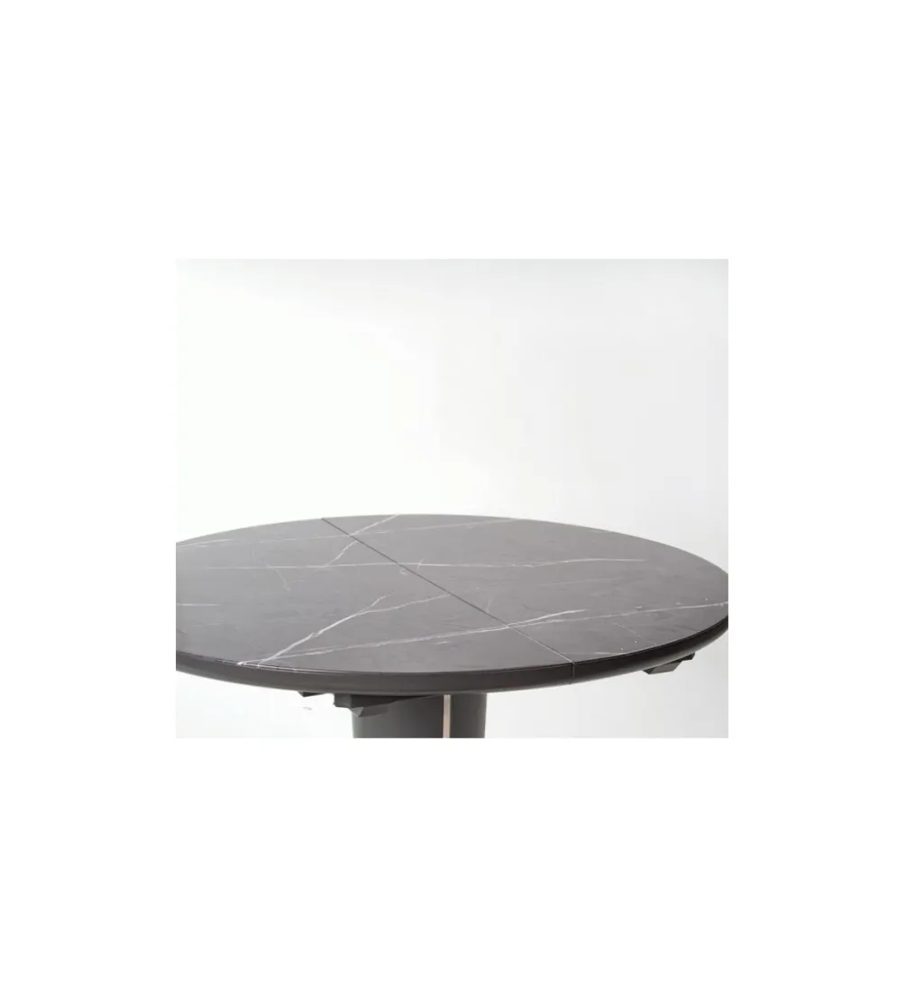 Stół rozkładany Ricardo 120 cm -160cm w optyce szarego marmuru