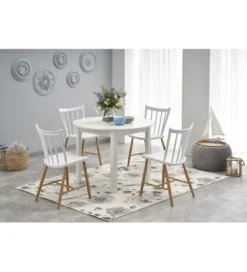 Stół rozkładany RINGO 102 cm - 142 cm biały