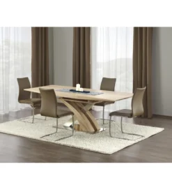 Stół rozkładany SANDOR 160 cm - 220 cm w kolorze dąb sonoma