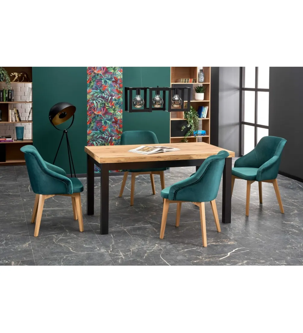 Stół rozkładany TIAGO 140 cm - 220 cm w kolorze dąb craft