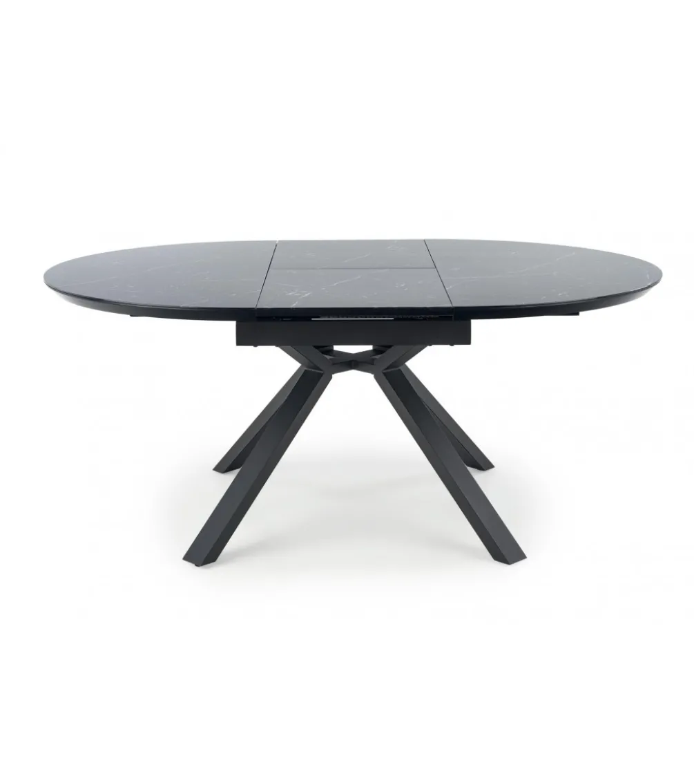 Stół rozkładany VERTIGO 130 cm - 180 cm w optyce czarnego marmuru