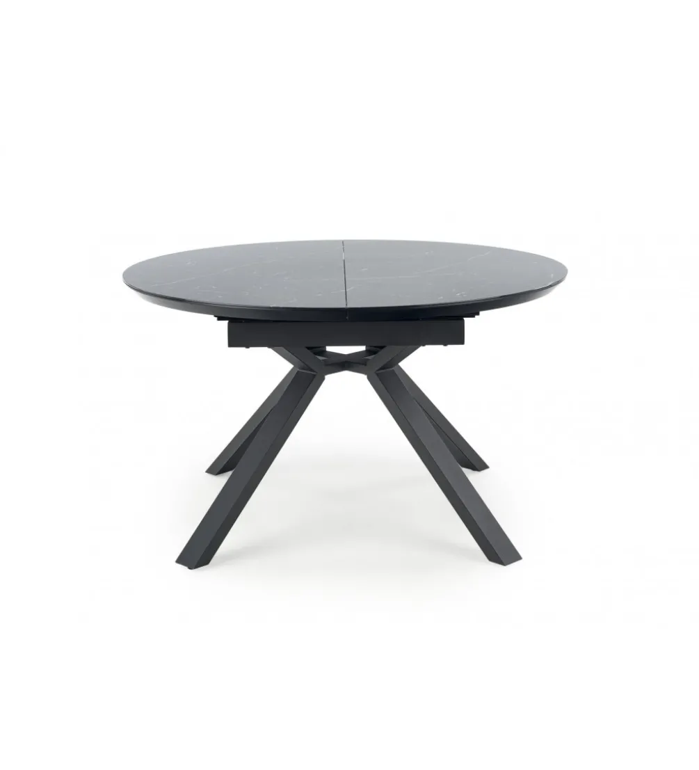 Stół rozkładany VERTIGO 130 cm - 180 cm w optyce czarnego marmuru