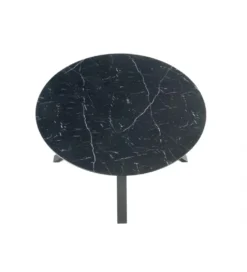 Stół rozkładany VERTIGO 130 cm - 180 cm w optyce czarnego marmuru