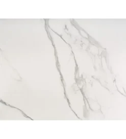Stół rozkładany VIVALDI 160 cm - 200 cm ceramika w optyce białego marmuru