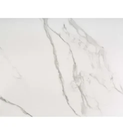 Stół rozkładany VIVALDI 160 cm - 200 cm ceramika w optyce białego marmuru