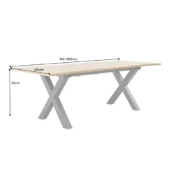 Stół rozkładany WILD 160 cm do 200 cm naturalny outlet