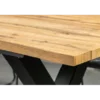 Stół rozkładany WILD 180-220 cm wygląd naturalnego dębu dzikiego rozkładany