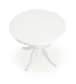 Stół rozkładany WILLIAM 90 cm - 124 cm biały