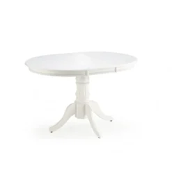 Stół rozkładany WILLIAM 90 cm - 124 cm biały