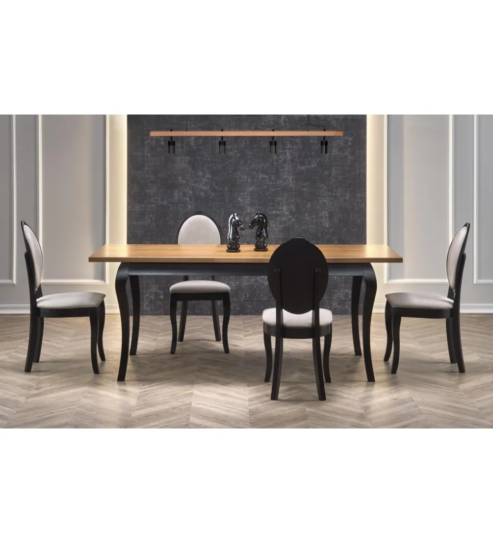 Stół rozkładany WINDSOR 160 cm - 240 cm w kolorze dąb ciemny