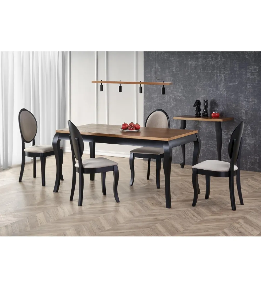 Stół rozkładany WINDSOR 160 cm - 240 cm w kolorze dąb ciemny
