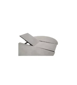 Stół rozkładany WINNIPEG 120 cm - 160 cm antracytowo srebrny
