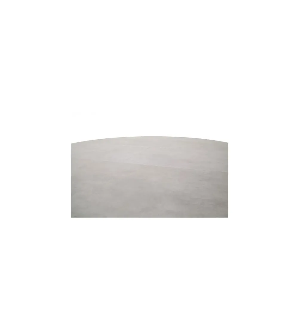 Stół rozkładany WINNIPEG 120 cm - 160 cm antracytowo srebrny