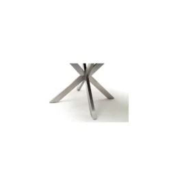 Stół rozkładany WINNIPEG 120 cm - 160 cm antracytowo srebrny