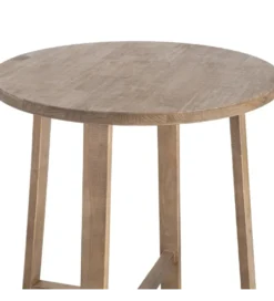 Stół RUBBERY 102 cm drewno kauczuk naturalne
