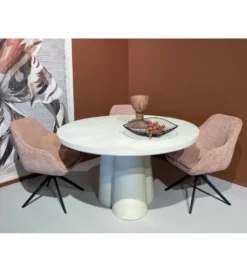 Stół SANDI 130 cm kremowy