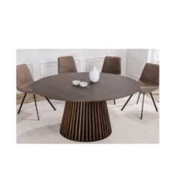 Stół SANZA 120 cm w optyce dąb ciemny