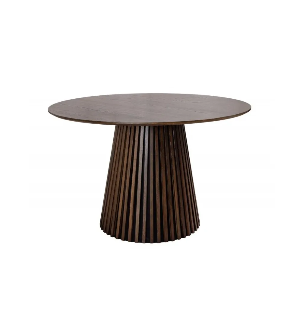 Stół SANZA 120 cm w optyce dąb ciemny
