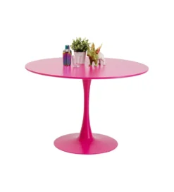 Stół SCHICKERIA 110 cm różowy