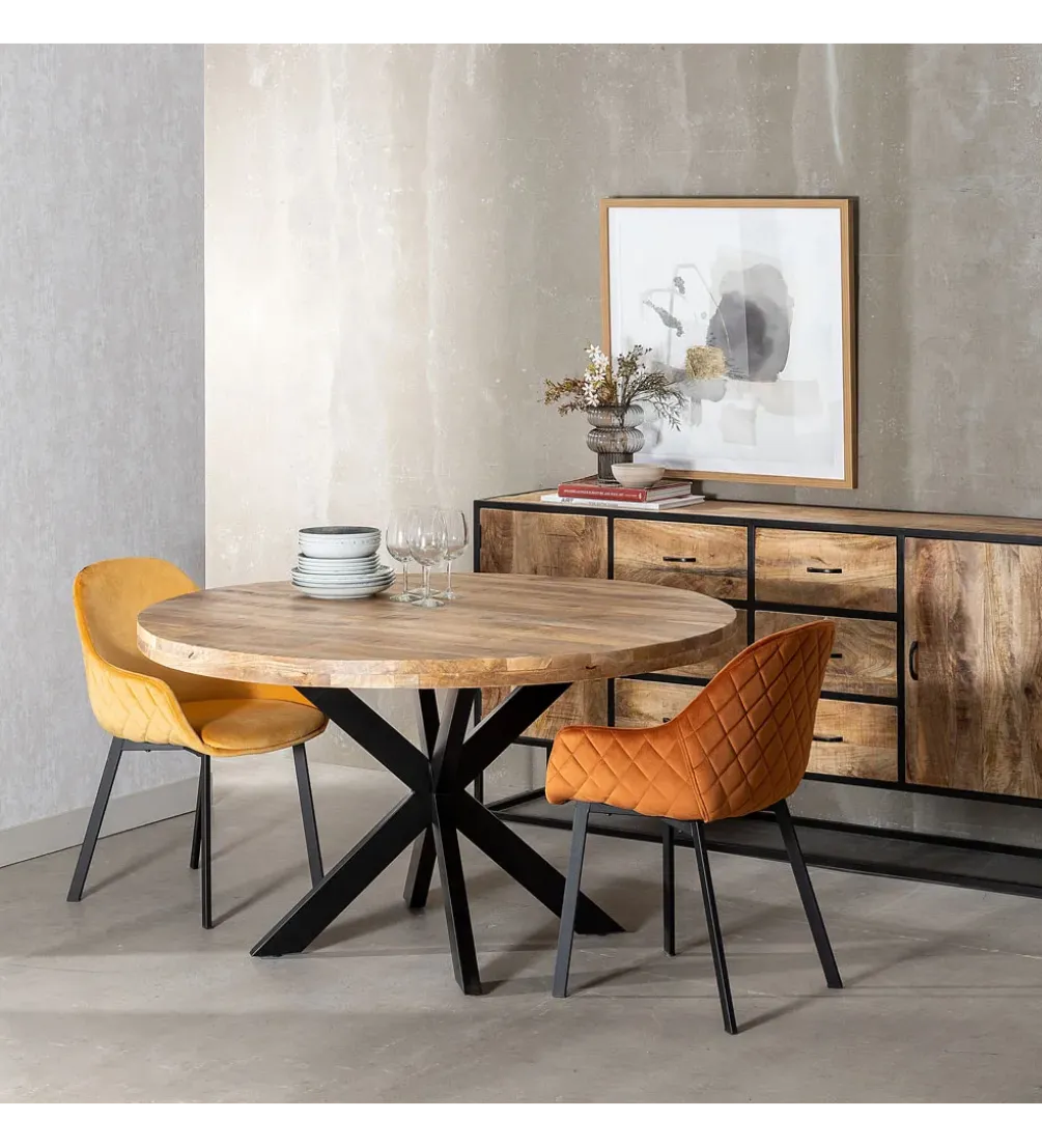 Stół SOLIS 140 cm drewno mango