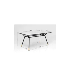 Stół South Beach 160 cm w optyce marmuru