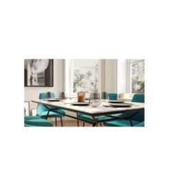 Stół South Beach 160 cm w optyce marmuru