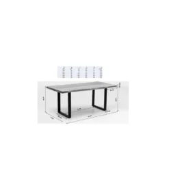 Stół SYMPHONY 200 x 100 cm drewno dębu