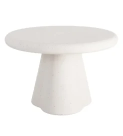 Stół TERRAZZI 120 cm białoszary