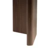 Stół TRANKY 180 x 90 cm ciemno brązowy blat ceramika