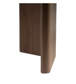 Stół TRANKY 180 x 90 cm ciemno brązowy blat ceramika