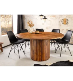 Stół TRES CHIC 140 cm drewno sheesham naturalny