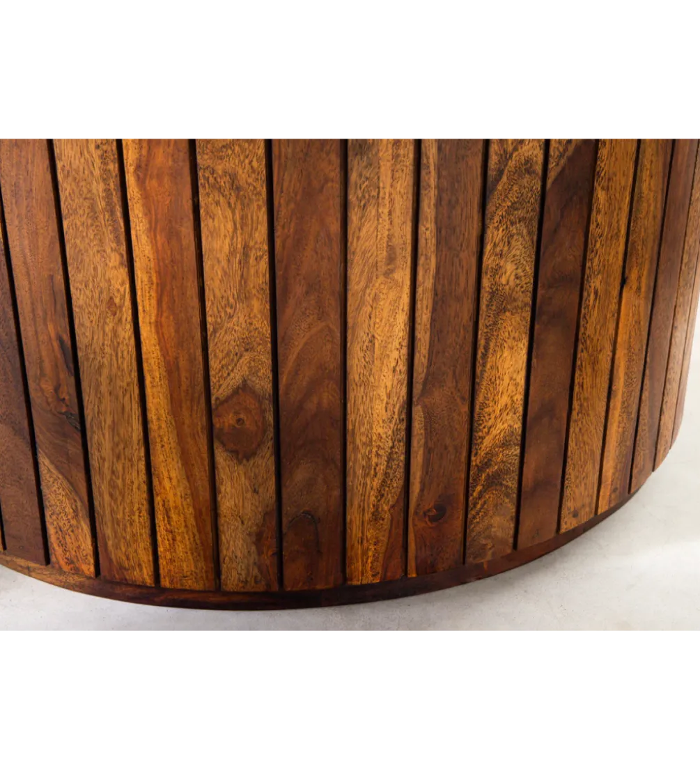 Stół TRES CHIC 140 cm drewno sheesham naturalny