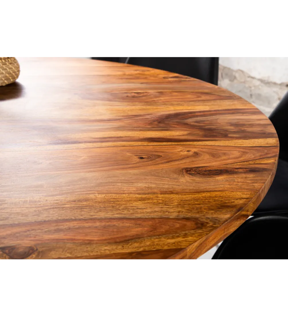 Stół TRES CHIC 140 cm drewno sheesham naturalny