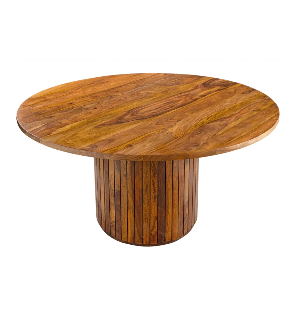 Stół TRES CHIC 140 cm drewno sheesham naturalny
