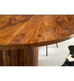 Stół TRES CHIC 140 cm drewno sheesham naturalny
