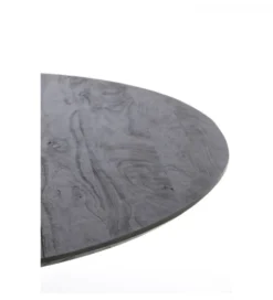 Stół TUNJA 120 cm czarny