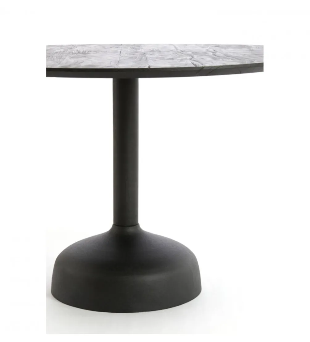 Stół TUNJA 120 cm czarny