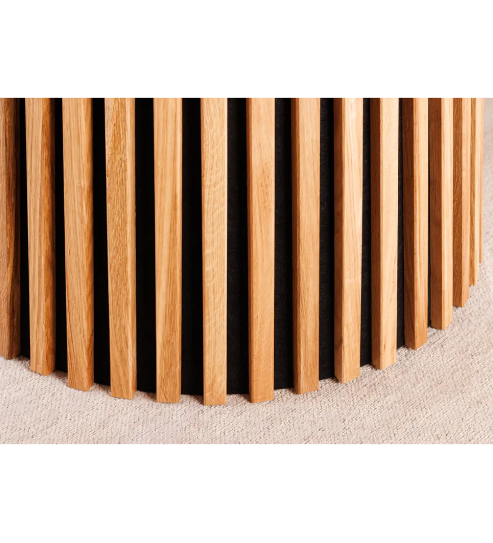 Stół VALHALLA WOOD okrągły 120-160-200cm rozkładany dąb naturalny
