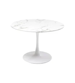Stół VENETO 110 cm marmur biały