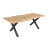 Stół WILD 160 cm nogi  X wygląd naturalnego dębu