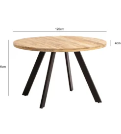 Stół WOHNLING 120 cm drewno mango
