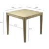 Stół WOHNLING 80 cm drewno mango naturalny