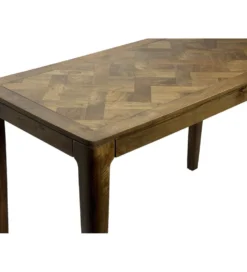 Stół WOHNLING 120 cm drewno mango odcień orzecha