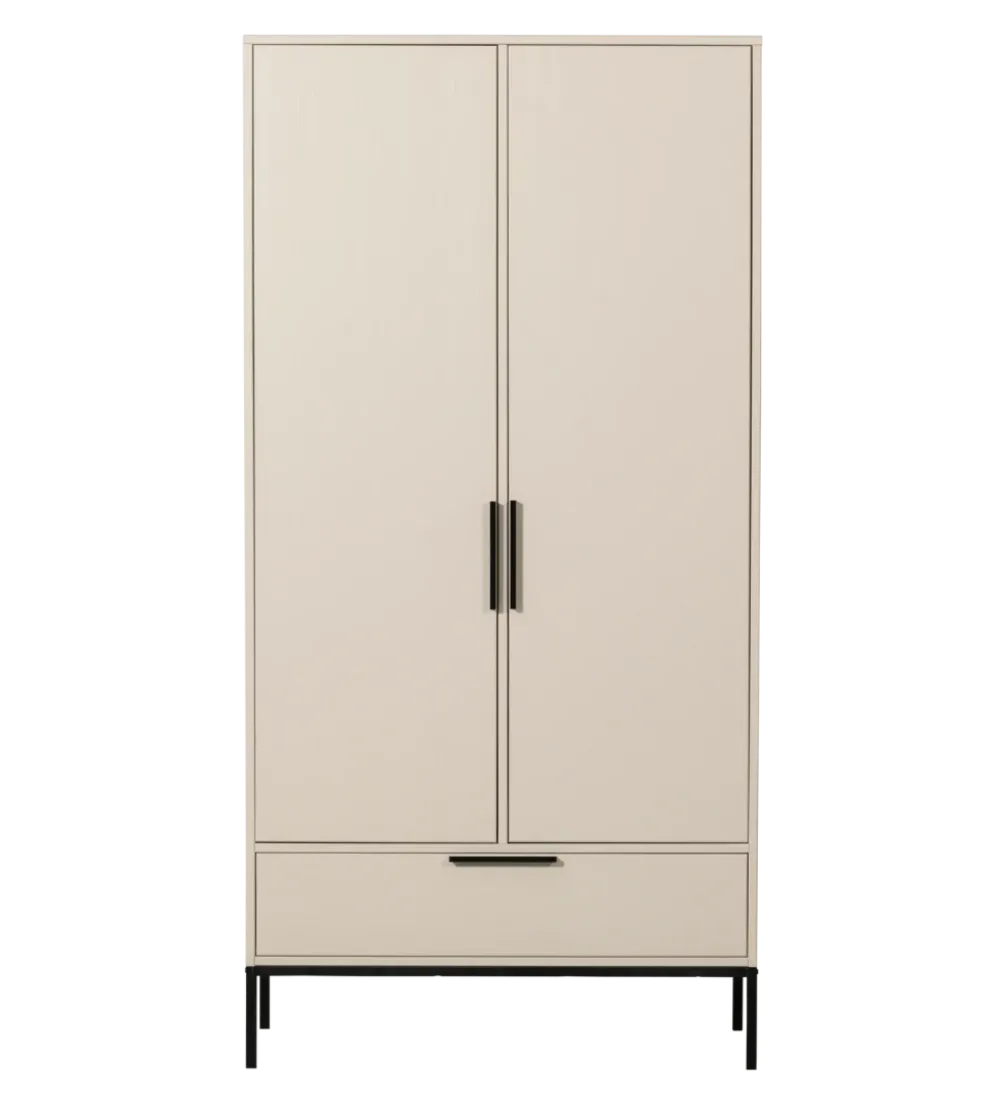 Szafa ADAM 200 cm drewno sosny dust