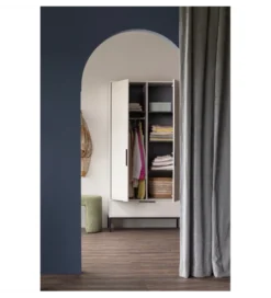 Szafa ADAM 200 cm drewno sosny dust