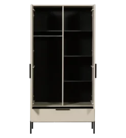 Szafa ADAM 200 cm drewno sosny dust
