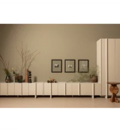 Szafa BASU 210 cm drewno sosny dust