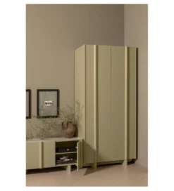 Szafa BASU 210 cm drewno sosny moss