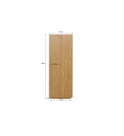 SZAFA BRIGHTON 140 x 45 cm naturalna